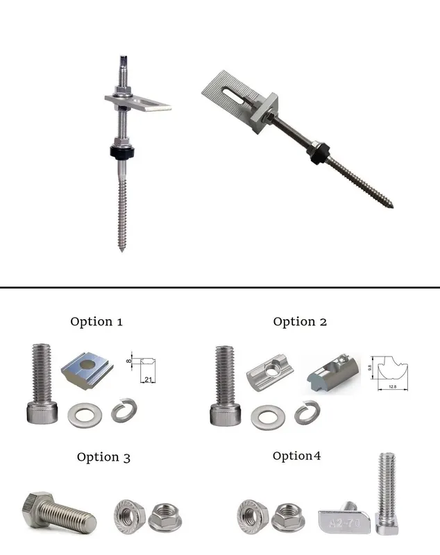 Stockschrauben Edelstahl A2 M10 200 250 300 mm + Adapterplatte und Dichtung EPDM Markenware