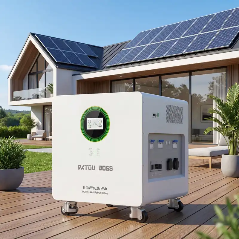48V 6200W Hybrid-Wechselrichter mit 16,07kWh 314Ah LiFePO4 PV Solarspeicher Super-Preis