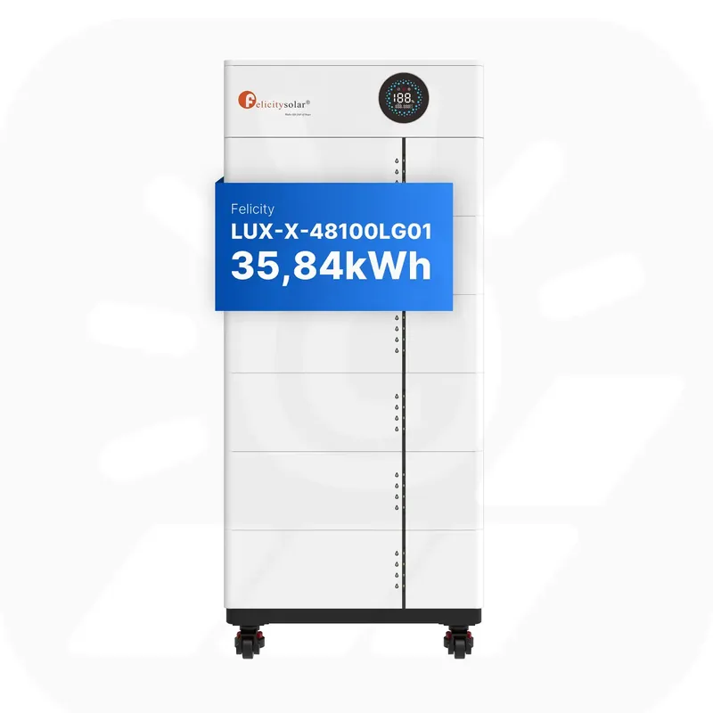 Markenware Felicity 35,84kWh PV-Speicher - LUX-X-48100LCG01 - Erweiterbare 48/51,2V LiFePO4 Batterie für Solaranlagen