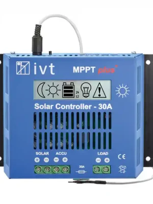 Geprüft MPPTplus+ Solar-Controller IVT 12 V/24 V, 30 A