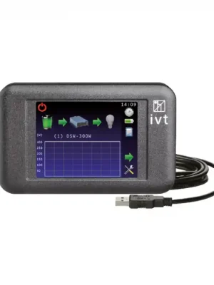 Fernbedienung Touchscreen IVT FB-04, kabelgebunden für DSW-Wechselrichter und MPPTplus+ Solar-Controller Garantierte Lieferung