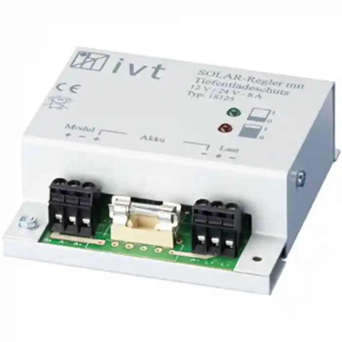 Neue Ware Shunt Solar-Laderegler IVT 12 V/24 V, 8 A, Modulleistung max. 90 W/180 W