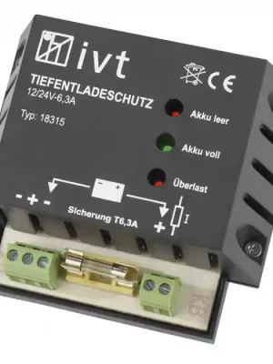 Direktkauf Tiefentladeschutz IVT 12 V/24 V, 6 A mit Akkuzustandsanzeige