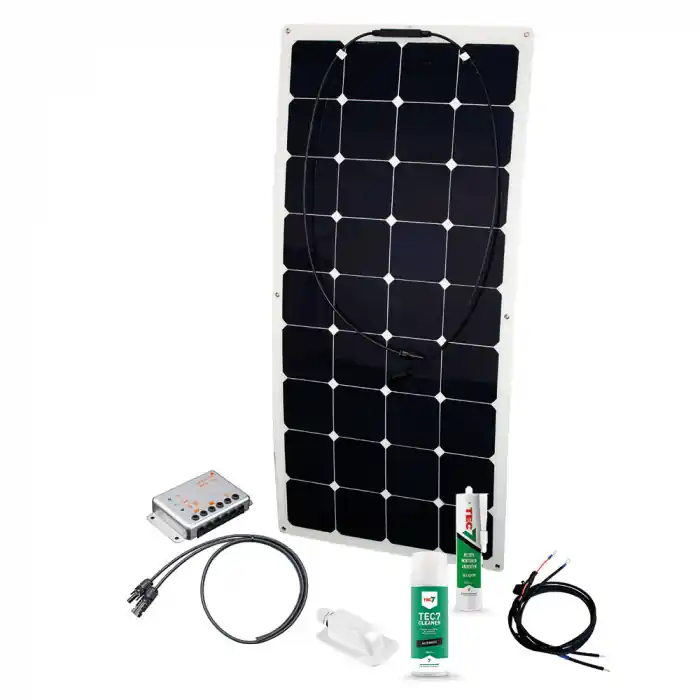 Must-Have Solar-Set Phaesun® Energy Generation Kit Flex Rise 130 W, 12 V