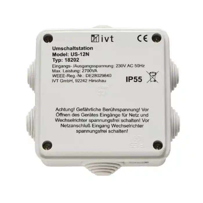 Umschaltstation IVT US-12N230 V AC, 12 A, 2700 VA Billig
