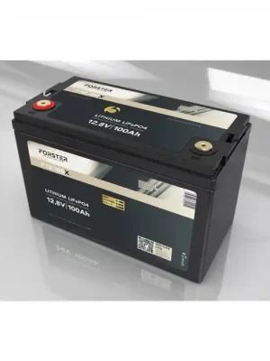 LiFePO₄ Premium Batterie FORSTER F12-100X 12,8 V/100 Ah 200 A-BMS-2.0 Neue Kollektion