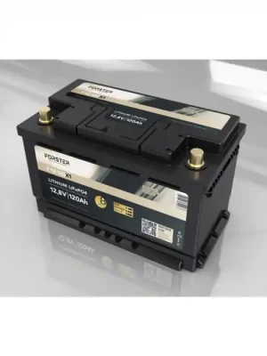 LiFePO₄ Premium Batterie FORSTER F12-120X1 12,8 V/120 Ah 200 A-BMS-2.0 | Untersitz Ducato Ford PSA VW-T6 MAN-TGE Günstig
