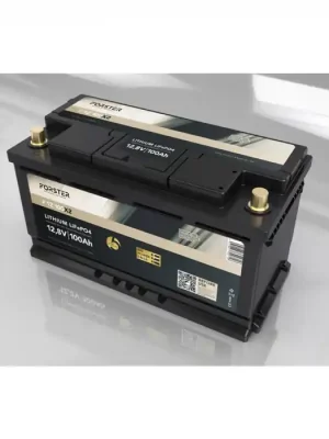LiFePO₄ Premium Batterie FORSTER F12-100X2 12,8 V/100 Ah 200 A-BMS-2.0 | Untersitz Ducato Ford PSA TGE Kracherpreis