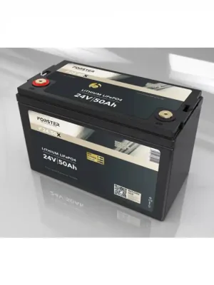 LiFePO₄ Premium Batterie FORSTER F24-050X 25,6 V/50 Ah 200 A-BMS-2.0 Beliebt