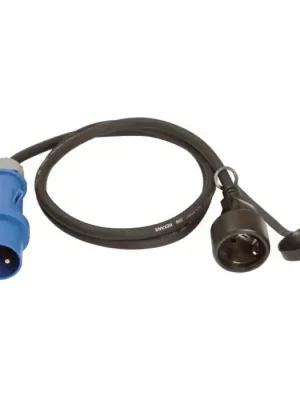Jetzt Bestellen CEE-Adapterleitung Weingärtner Kabel, 0,5 m mit Kupplung und CEE-Stecker