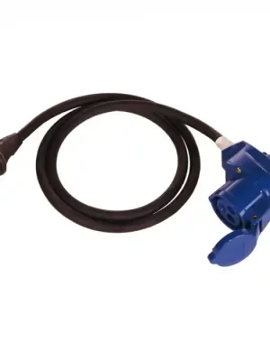 Garantierte Lieferung CEE-Adapterleitung Weingärtner Kabel, 1,5 m mit Schutzkontakstecker und CEE-Winkelkupplung mit Schutzkontaktsteckdose