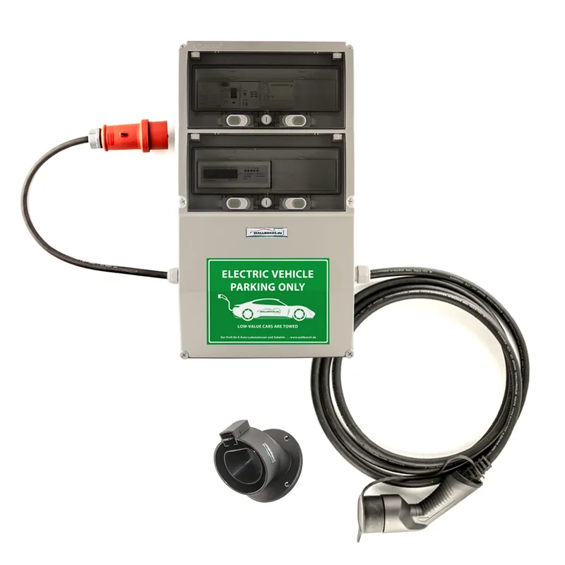 WB24 Wallbox 3 Phasig 400V 11kW 16A Typ 2 5m Ladestation mit Stromzähler für Elektro-/Hybridautos Saisonangebot