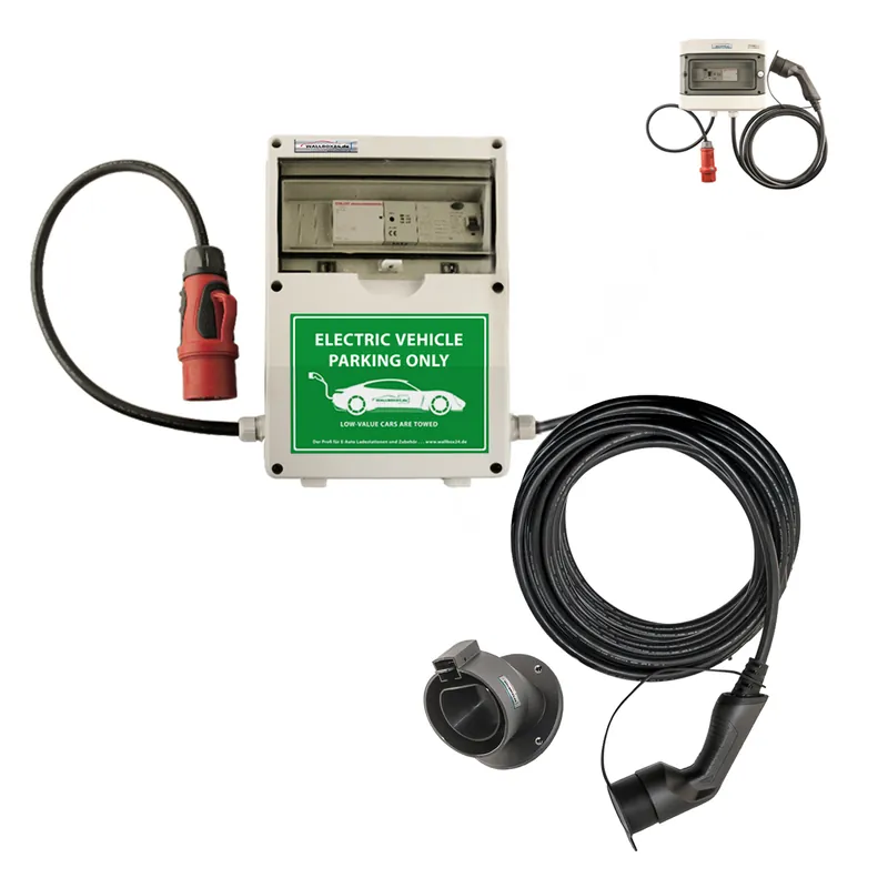 WB24 Wallbox 3 Phasig 400V 11kW 16A Typ 2 7m Ladestation für Elektro-/Hybridautos Garantierte Lieferung