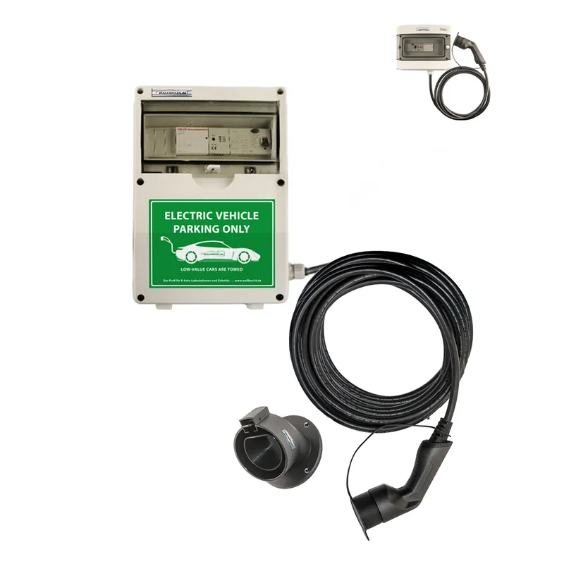 Nur Für Kurze Zeit WB24 Wallbox 3 Phasig 400V 22kW 32A Typ 2 5m Ladestation mit Bluetooth für Elektro-/Hybridautos