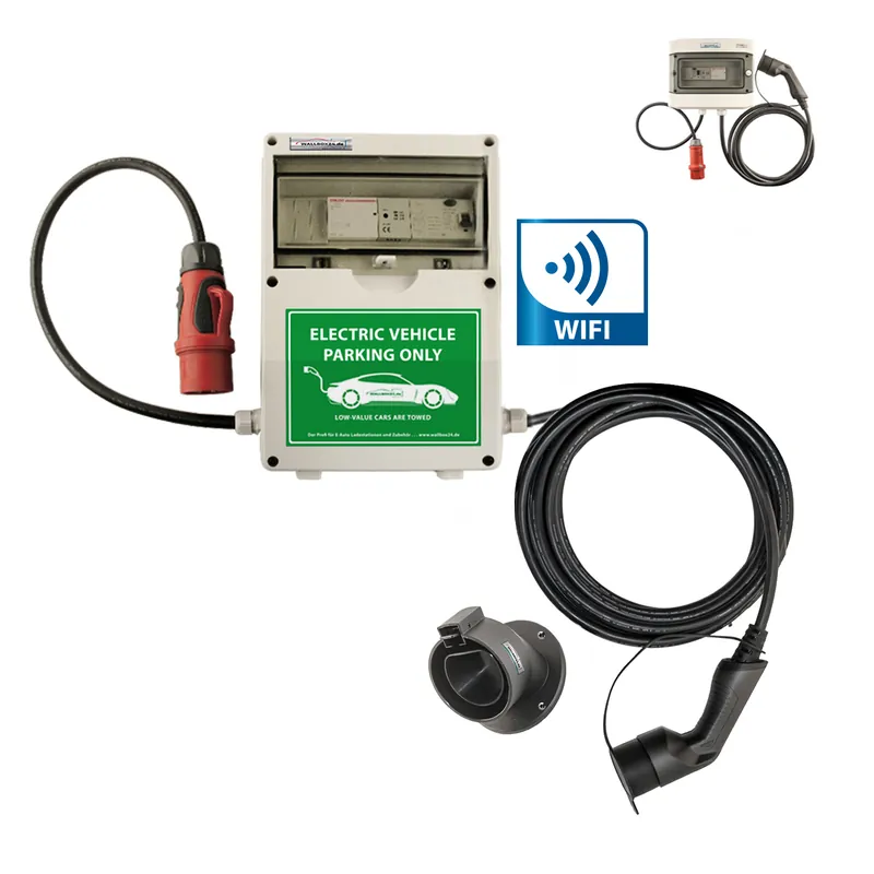 WB24 Wallbox 3 Phasig 400V 11kW 16A Typ 2 5m Ladestation mit WiFi für Elektro-/Hybridautos Neuheit