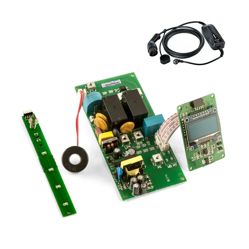 Top-Seller Wallbox24 Ersatzplatine für Ladegerät tragbar WB24MIDAT2SCH5M 1 Ph 230V 3,6 kW 8/10/13/16A PCB Board