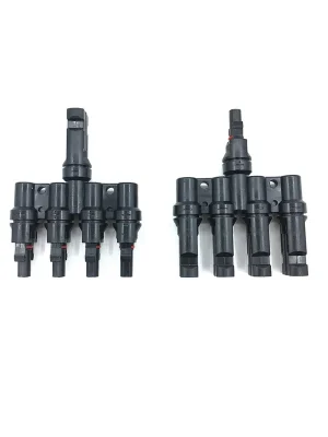 Must-Have plenti SOLAR 4-fach Verteiler Solarstecker und Kupplung 1 Paar zur Parallelschaltung von Solarmodulen