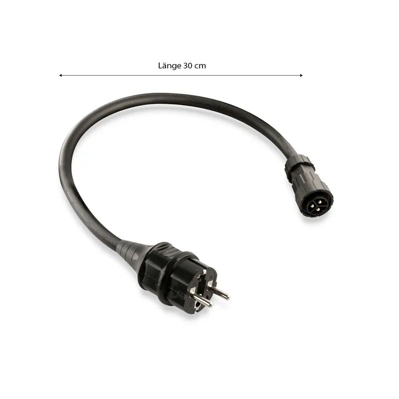 plenti SOLAR Anschlusskabel 300mm Schukostecker für Microinverter WVC Serie Balkonkraftwerk Photovoltaikanlage Billig