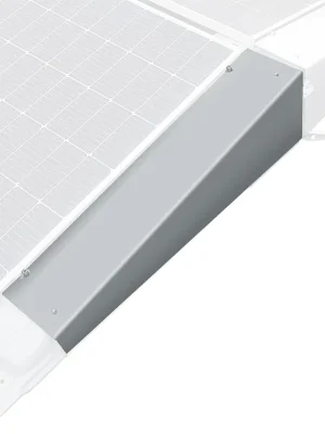 plenti SOLAR Seitenblech rechts Aluminium für iFIX Ost West Installation PV Modul Flachdach Preis Gesenkt