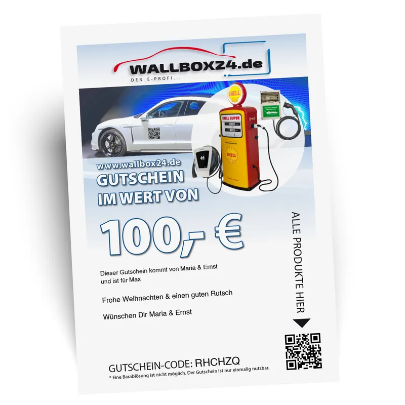 Wallbox24 Geschenk Gutschein 100€ Nur Für Kurze Zeit