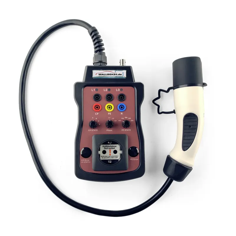 Preisreduziert Wallbox24 Profi Wallbox Prüf-Messadapter für Typ-2 Ladesäulen Wallboxen