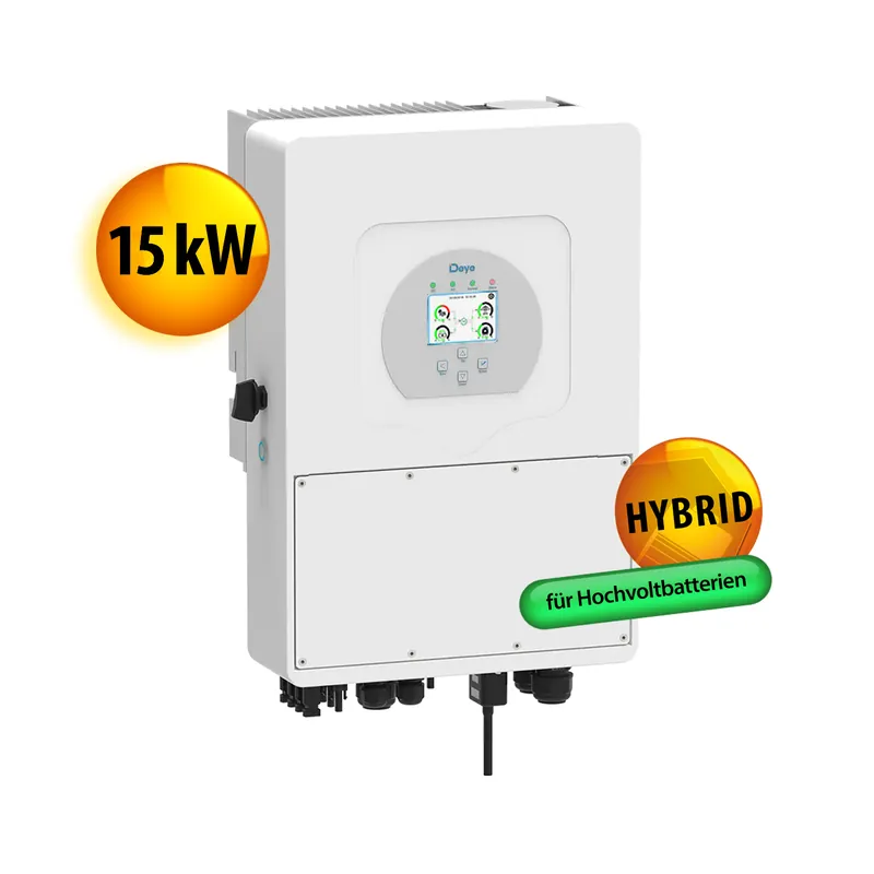 Schneller Versand plenti SOLARHybrid-Wechselrichter Deye SUN-15K-SG01HP3-EU-AM2 15kW 3-Ph für Hochvoltbatterien