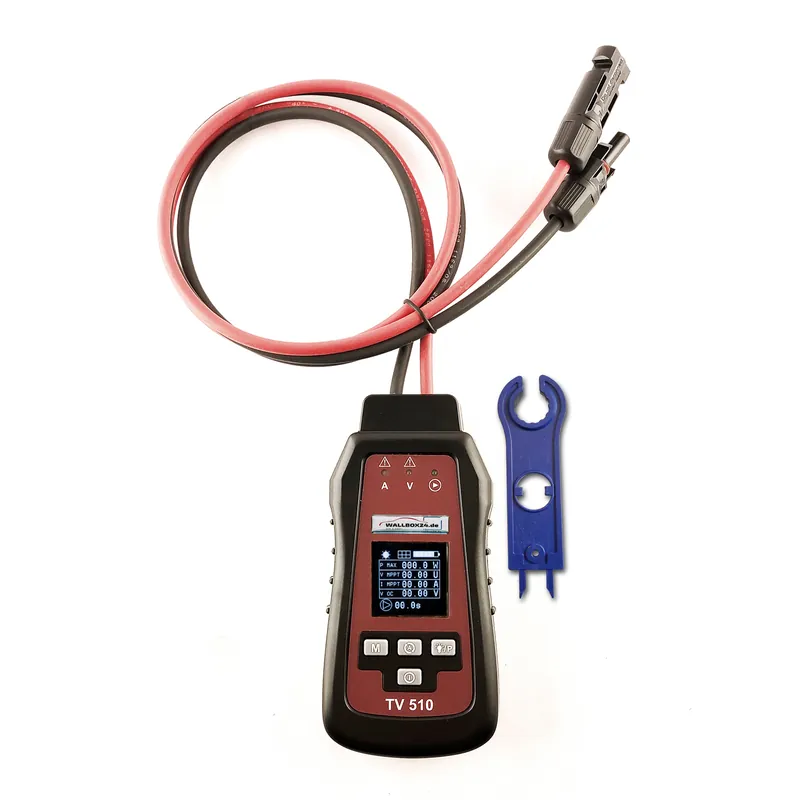 Direktkauf plenti SOLAR Profi Solar Panel Tester 12-60V Photovoltaik OLED Display