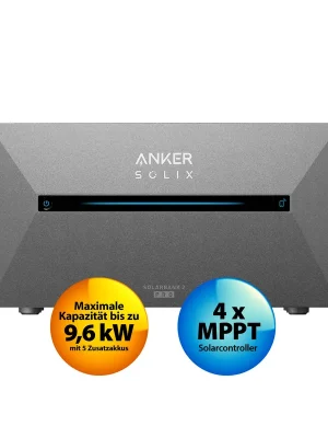 Nur Heute Anker SOLIX Solarbank 2 E1600 Pro 2400W All-in-One Balkonkraftwerk mit Speicher