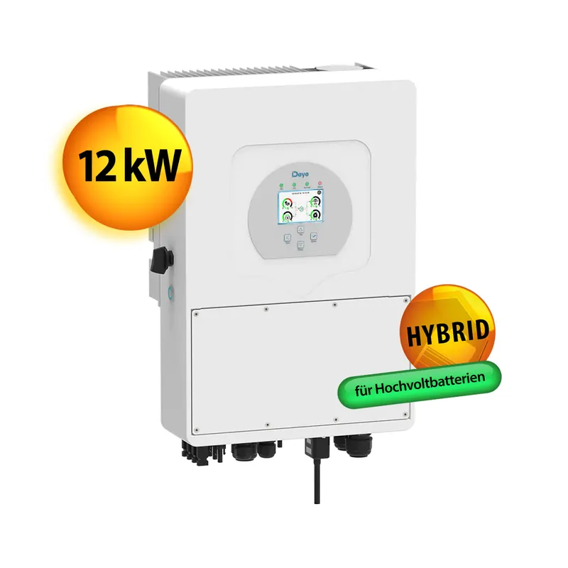 Neu Im Sortiment plenti SOLARHybrid-Wechselrichter Deye SUN-12K-SG01HP3-EU-AM2 12kW 3-Ph für Hochvoltbatterien