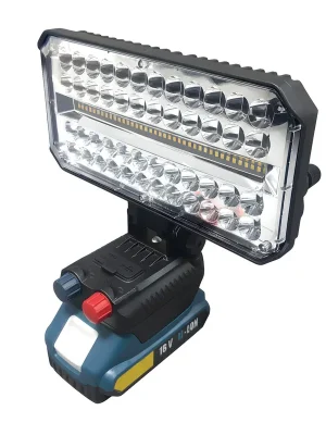Echt CLE LED Arbeitsleuchte für Makita 18V Akku mit USB-C Akku & stufenloser Regelung