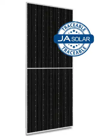 Expressversand JA Solar 600W n-type Bifaziales Doppelglas Halbzellen MBB LB MC4
