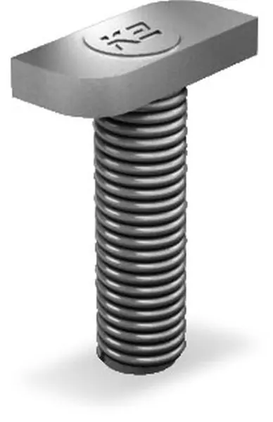 Markenprodukt K2 Hammerkopfschraube 20/12m8x30 für SingleRal 36/50 - 100 Stück