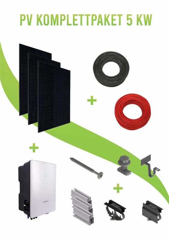 Top-Angebot PV Anlage Komplettpaket 5 KW