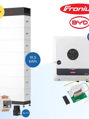 Kostenloser Rückversand Fronius Symo GEN24 12.0 Plus SC + BYD Battery-Box HVM+ 19.3 kWh – Hybrid-Wechselrichter & Batteriespeicher Set