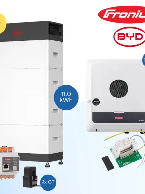 Top-Angebot Fronius Symo GEN24 10.0 Plus SC + BYD Battery-Box HVM+ 11.0 kWh – Hybrid-Wechselrichter & Batteriespeicher Set
