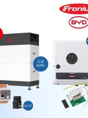 Fronius Symo GEN24 10.0 Plus SC + BYD Battery-Box HVS+ 5.1 kWh – Hybrid-Wechselrichter & Batteriespeicher Set Online Kaufen