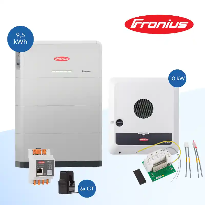 Fronius Symo GEN24 10.0 Plus SC + Reserva 9.5 kWh – Hybrid-Wechselrichter & Batteriespeicher Set Beliebt