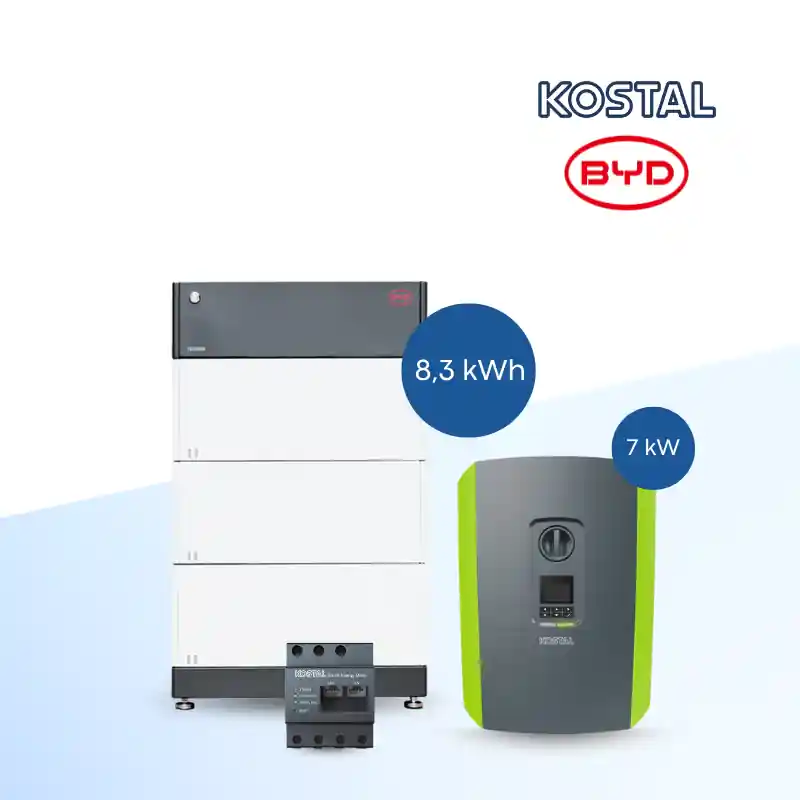 Echt BYD B-Box HVM 8.3 + KOSTAL PLENTICORE plus G2 7.0 inkl. KSEM + Aktivierungscode