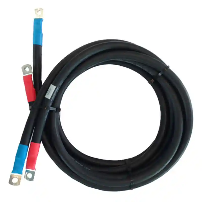 Neu HIS Batterieleitung 70 mm² NSGAFÖU 2x 2 Meter mit Kabelschuhen (M8, M8)