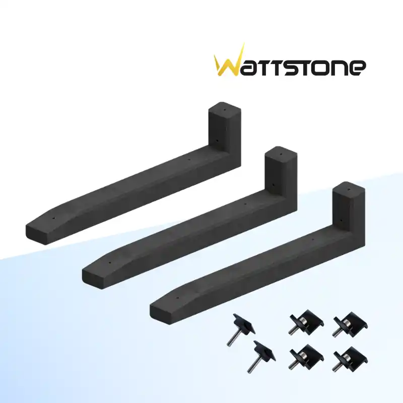 Schnäppchen Wattstone 10°V2 Set PV-Aufständerung Flachdach – 2 Solarmodule Süd – 2x für Ost-West
