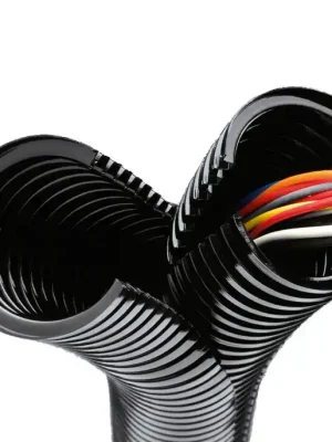 Gratis Versand Fränkische 2PPSM-23U.50 23mm Wellrohr teilbar, 50 m Ring, schwarz