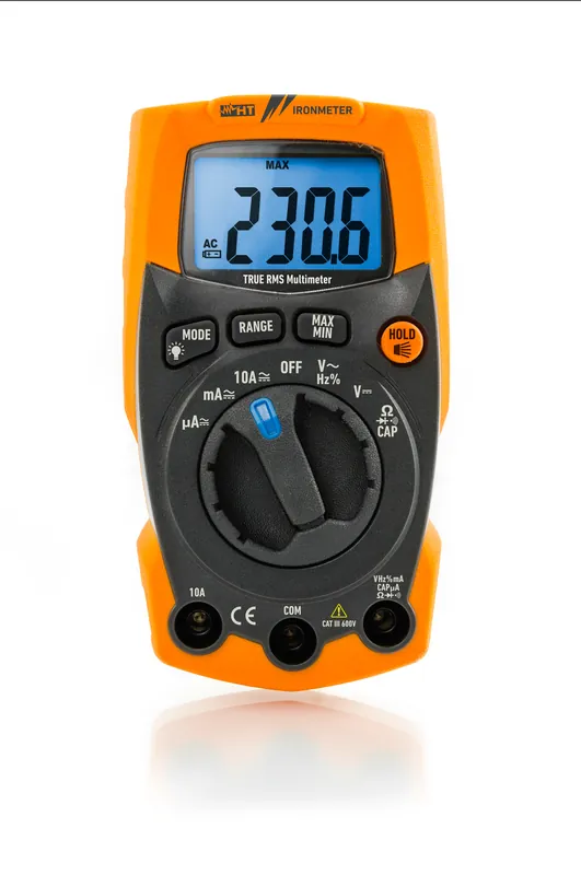 HT Instruments IRONMETER TRMS bis 600 V AC/DC mit integrierter LED Leuchte Online Kaufen