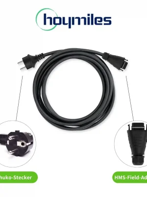 Saisonangebot 5m AC-Anschlusskabel HMS Field Connector - Schuko | HMS-Serie