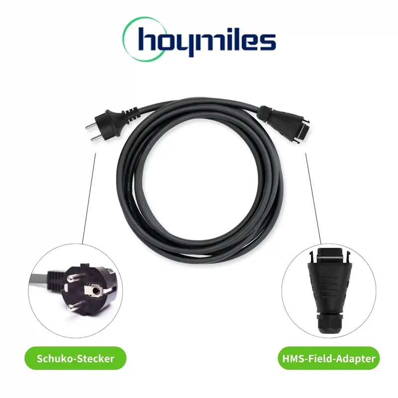 Saisonangebot 5m AC-Anschlusskabel HMS Field Connector - Schuko | HMS-Serie