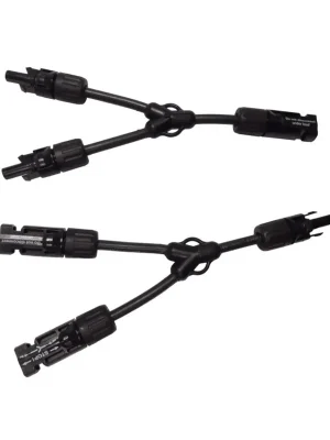 Y-Stecker MC4 zur Parallelschaltung von 2 PV-Modulen | Set mit 2 Verbindern Top-Seller