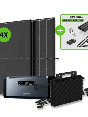 1600 Watt Balkonkraftwerk mit Speicher Saisonangebot