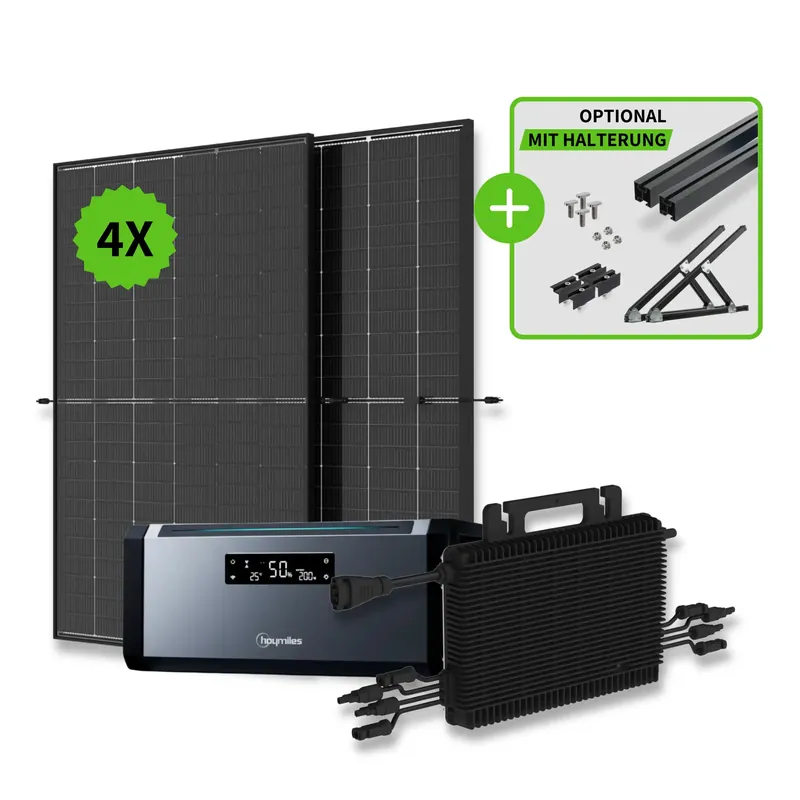1600 Watt Balkonkraftwerk mit Speicher Saisonangebot