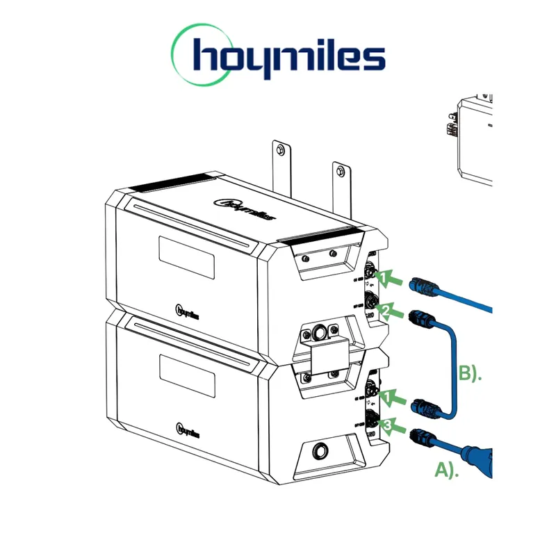 Beliebt Hoymiles HiBattery Montageset zur Verbindung von zwei Speichern inkl. Verbindungskabel
