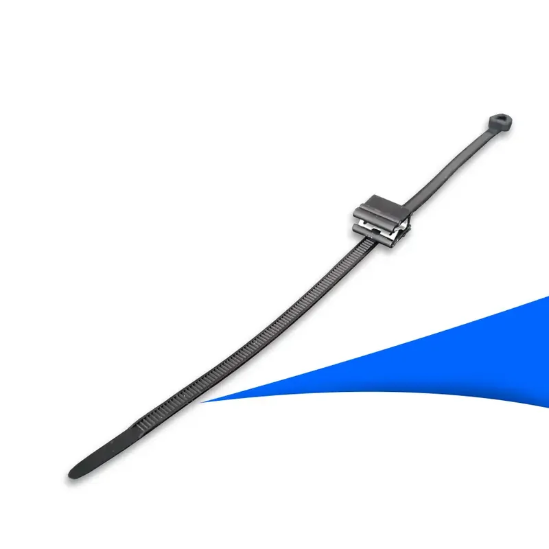 Kabelbinder mit Clip, 200 mm - 100 Stück Echt