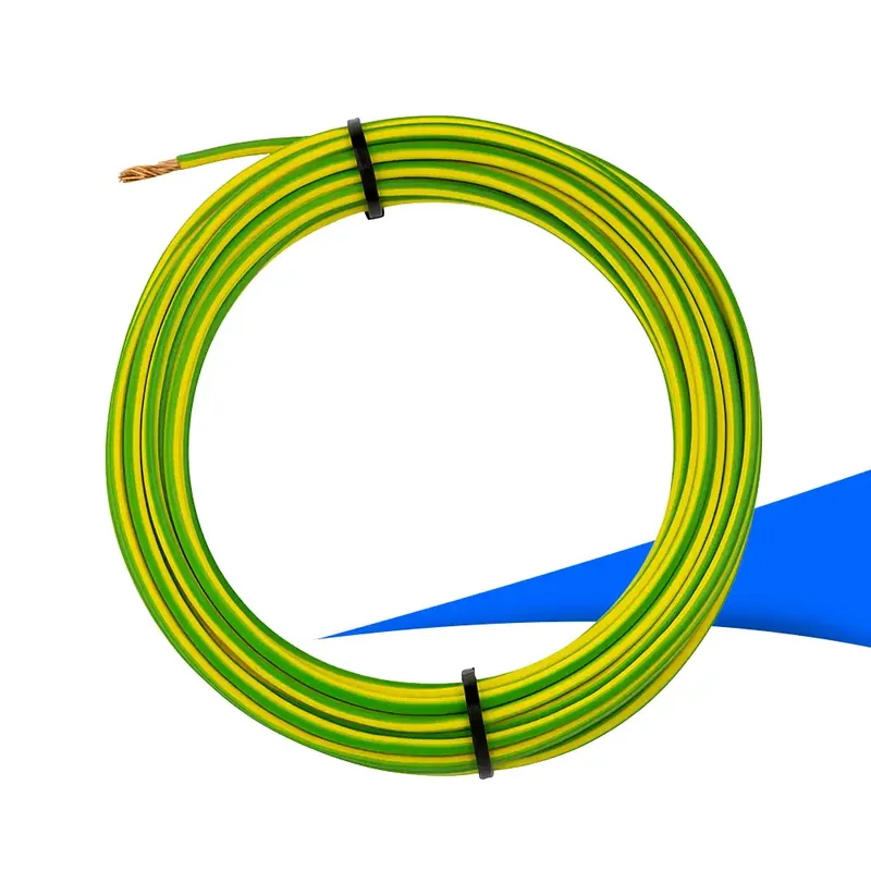 Aderleitung flexibel H07V-K 6mm² 100m grün-gelb Markenware